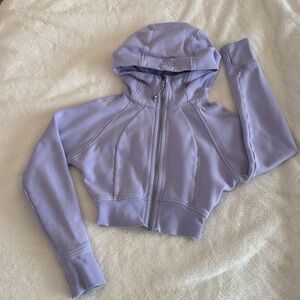 Lululemon CROPPED Scuba Full-Zip Hoodie